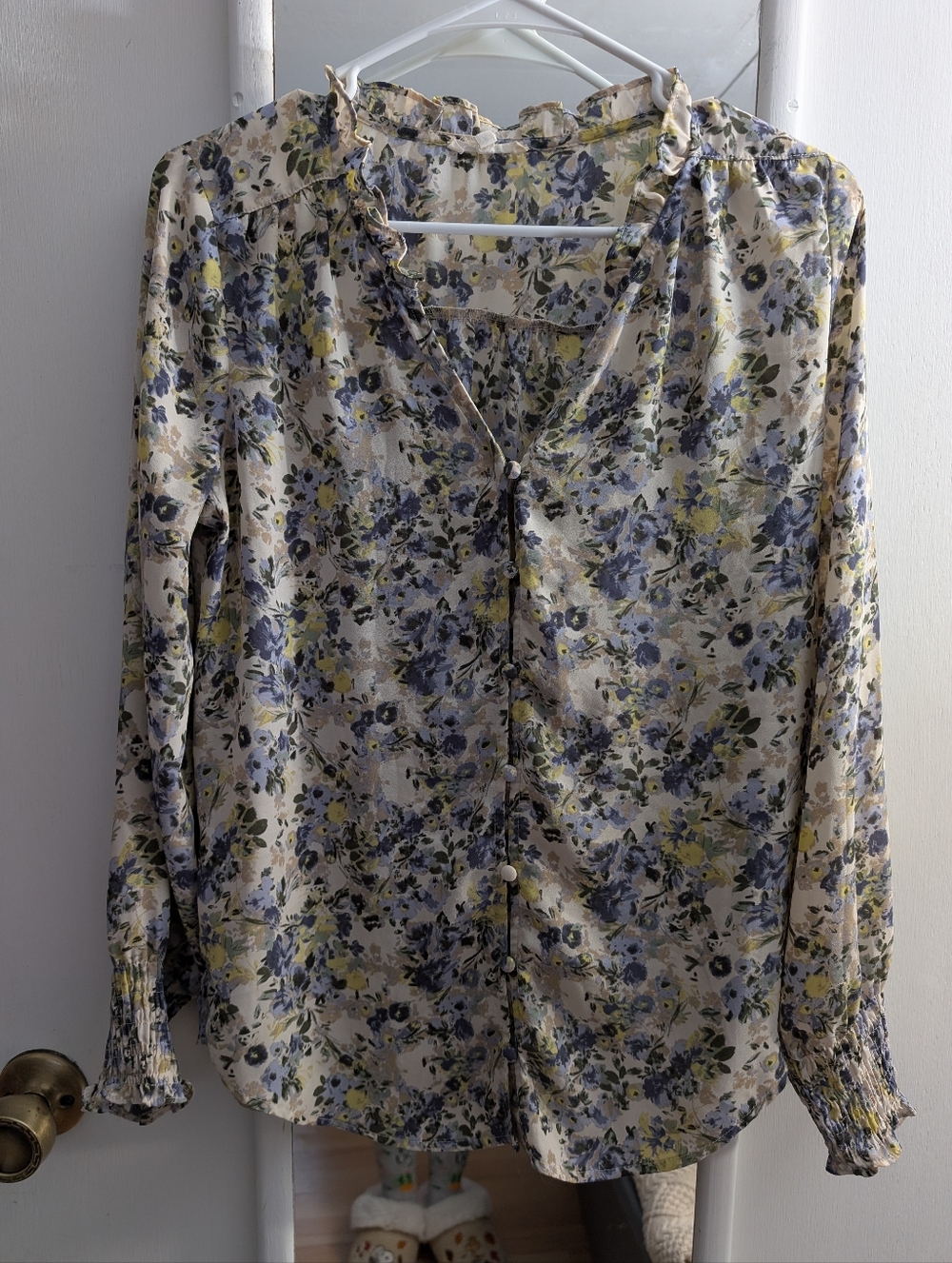 Maurices Women's Floral Print Blouse Size Small